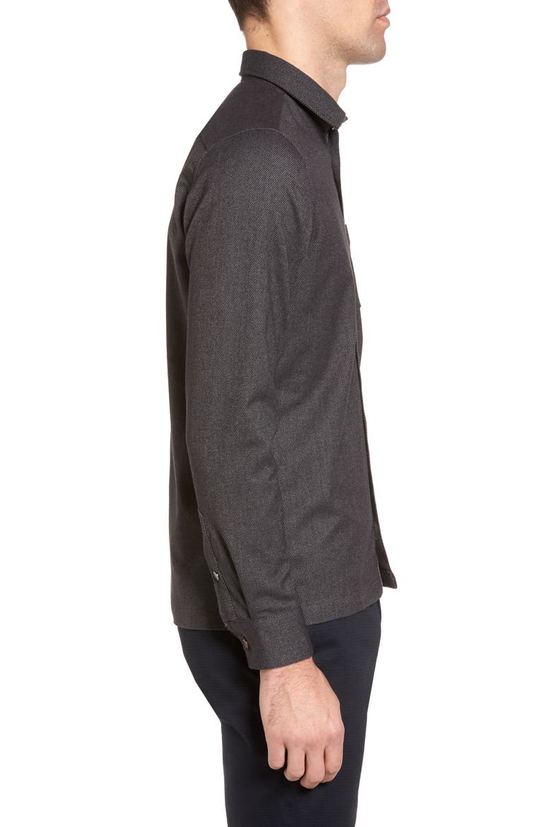 Digon Dobby Shirt, Alternate, color, GREY
