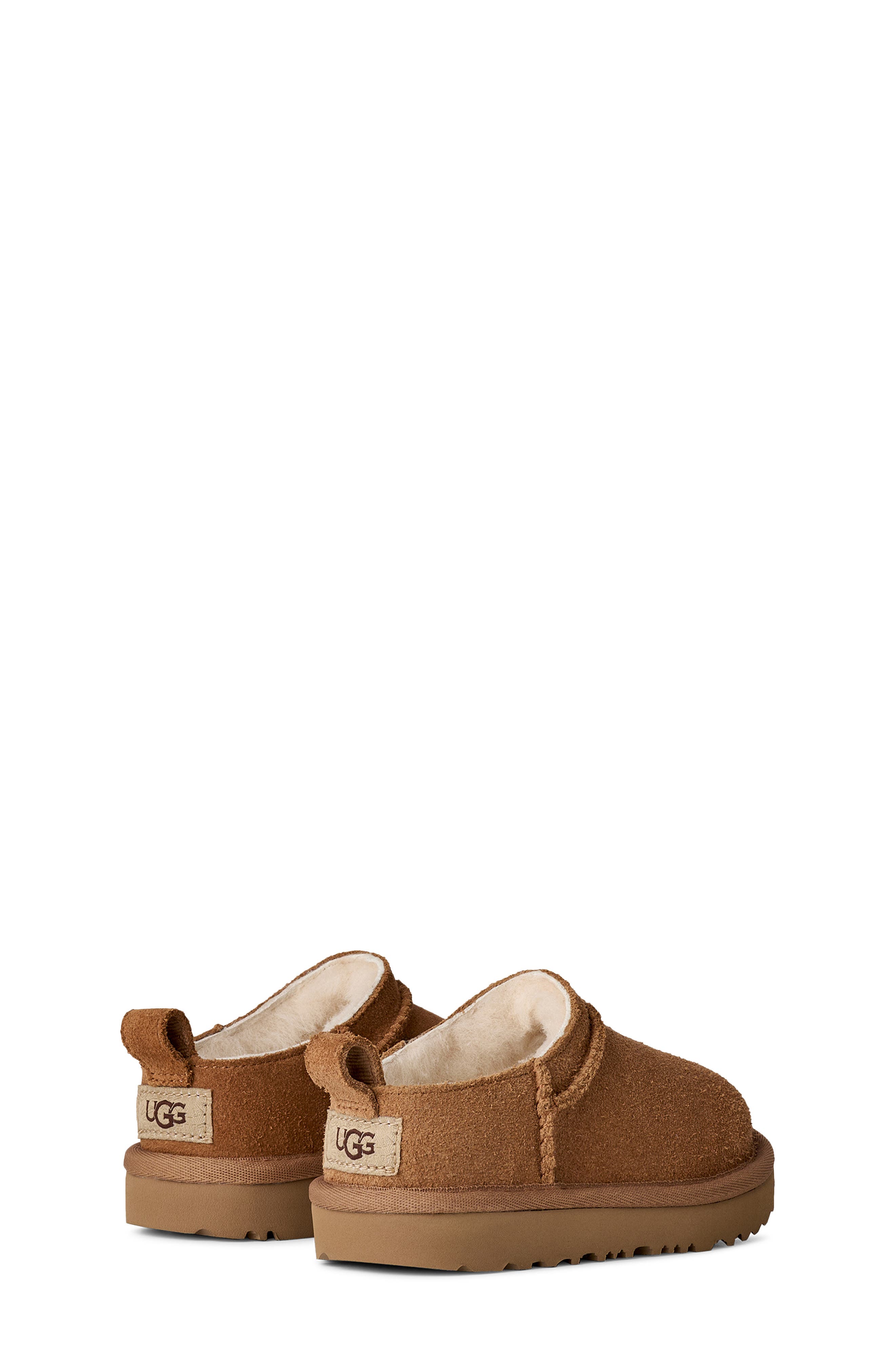 UGG<sup>®</sup> Kids' Classic Micro Boot, Alternate, color, Chestnut