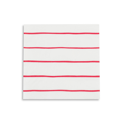 Frenchie Striped Petite Napkins