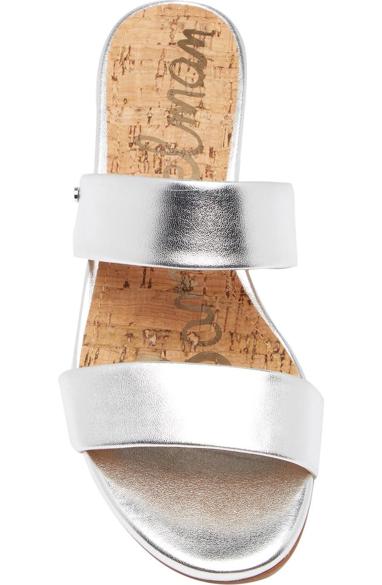 Sam Edelman Lanelle Metallic Slide Sandal, Alternate, color,