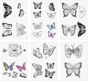 Butterfly Dreams Pack Temporary Tattoos