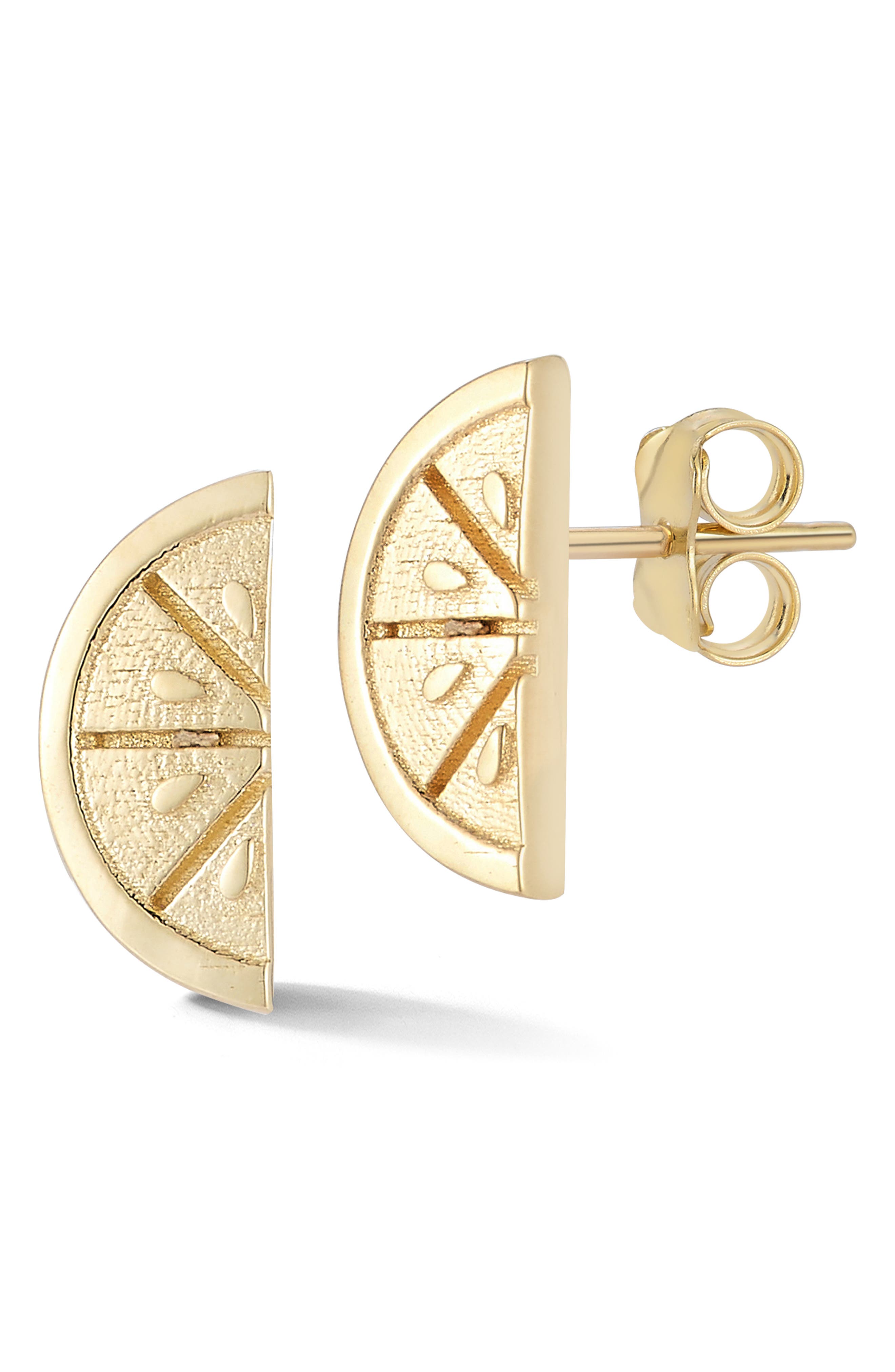 Ember Fine Jewelry 14K Gold Citrus Stud Earrings