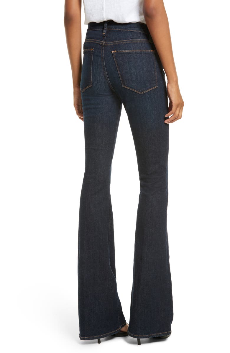 FRAME 'Le High Flare' Jeans, Alternate, color,
