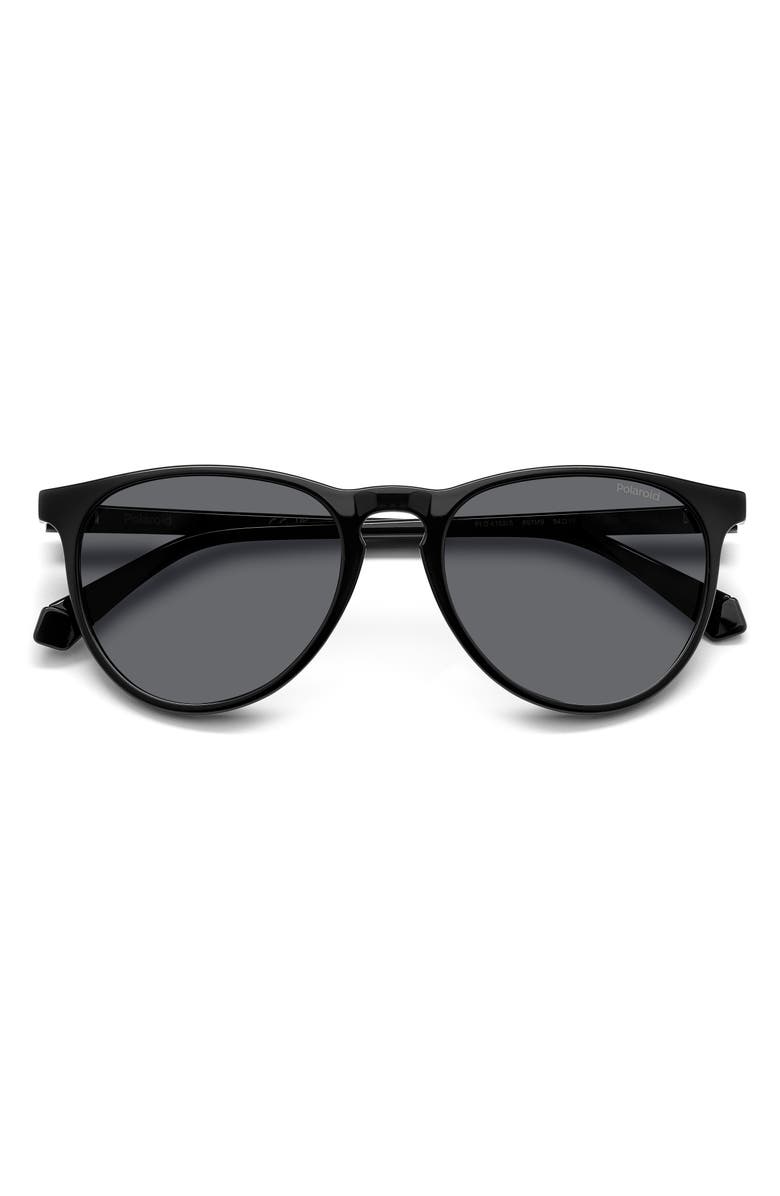 Polaroid 54mm Polarized Round Sunglasses, Alternate, color, 