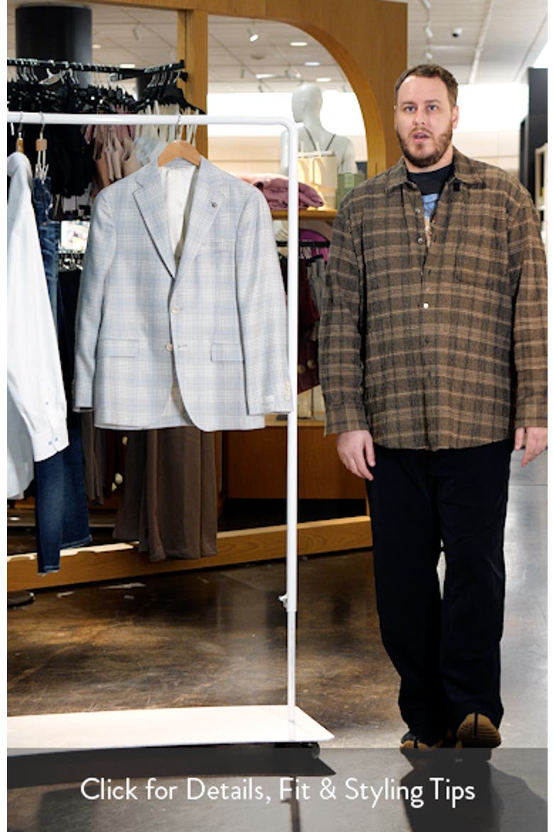 Midland Deco Plaid Wool & Silk Blend Sport Coat video