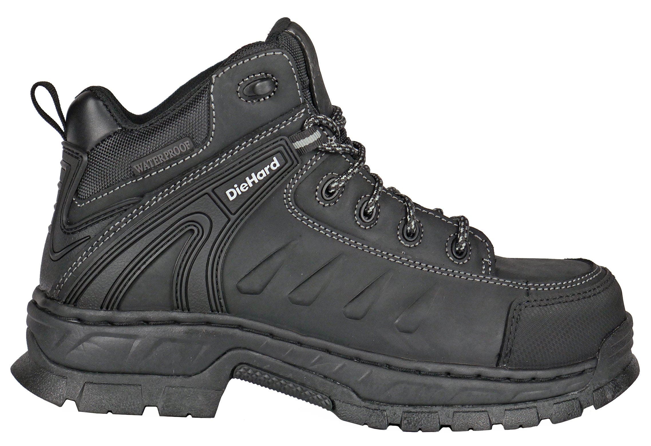 DieHard Squire Waterproof Composite Toe Work Boot, Alternate, color, Black