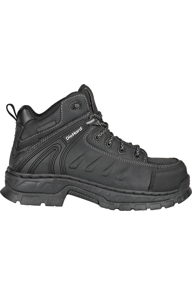 DieHard Squire Waterproof Composite Toe Work Boot, Alternate, color, Black