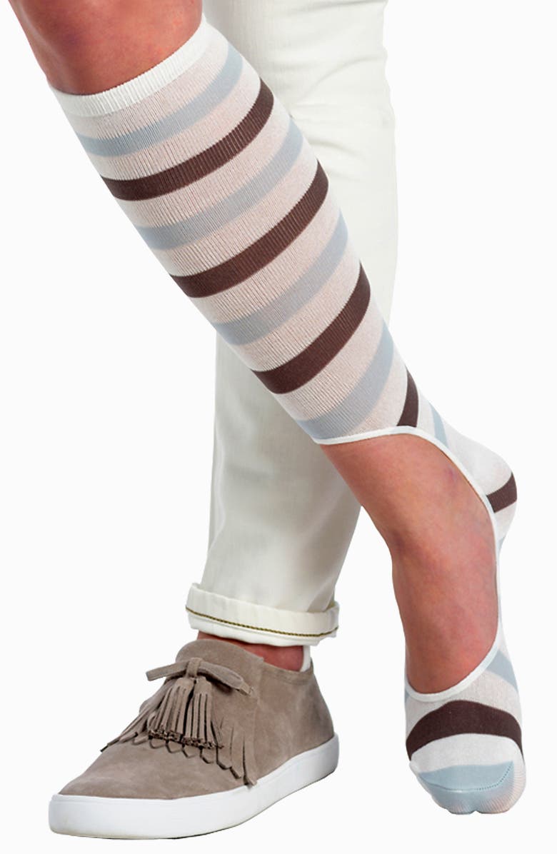 Keysocks Assorted 3-Pack No-Show Socks, Main, color, 