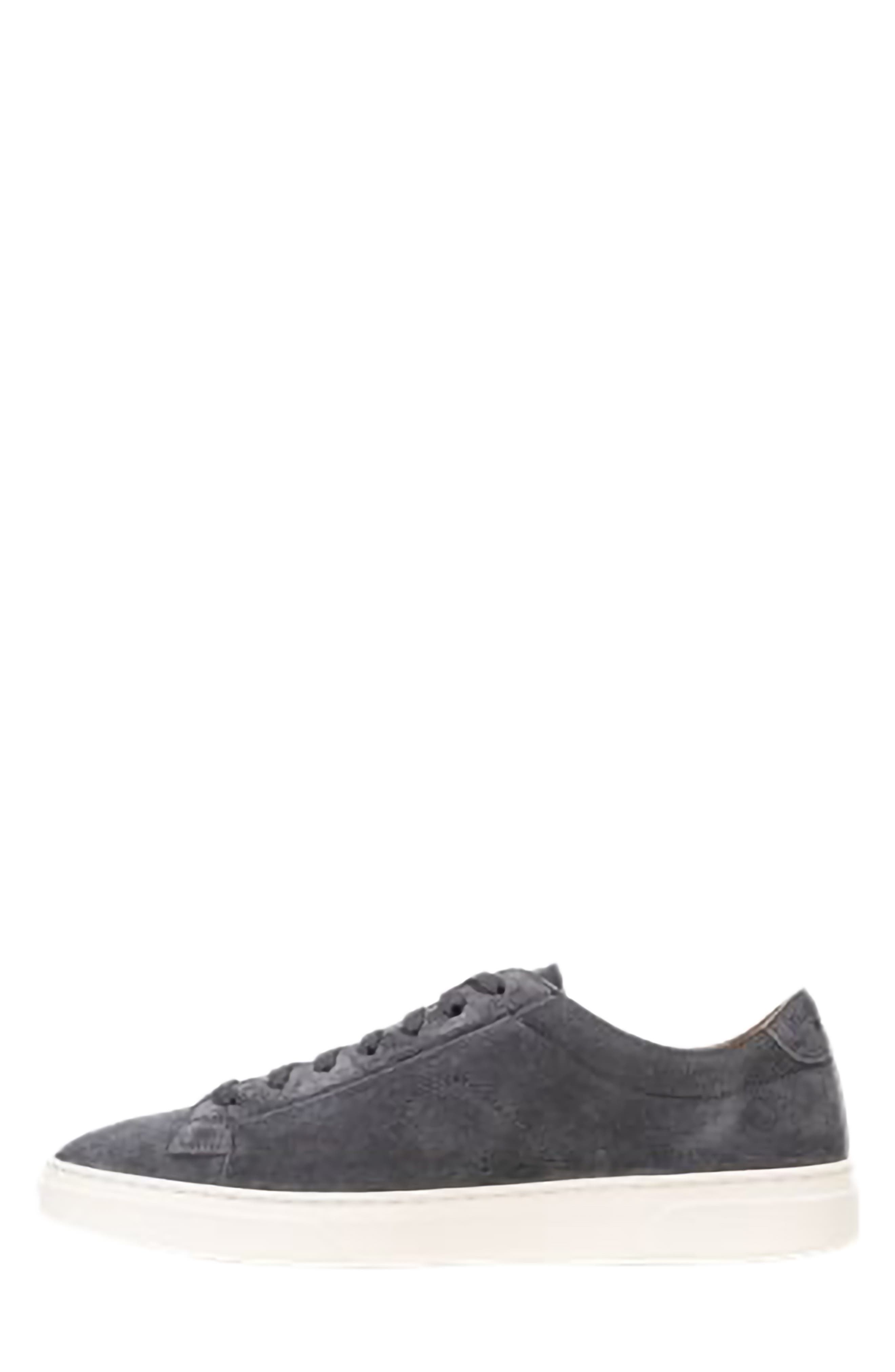 BOSS Kieran Suede Low Top Sneaker, Alternate, color, Dark Grey Suede