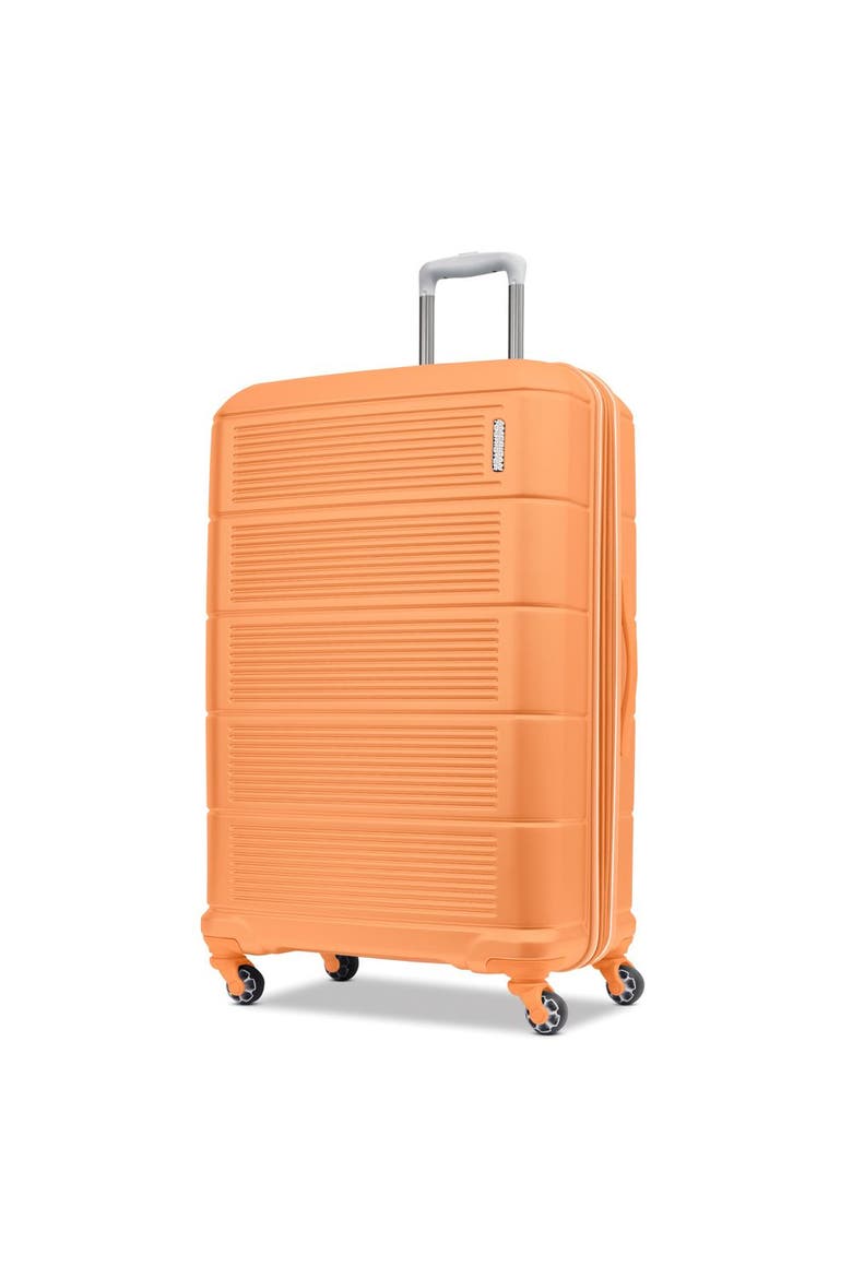 Stratum 2.0 Hardside 28" Large Spinner Checked Luggage, Main, color, Papaya