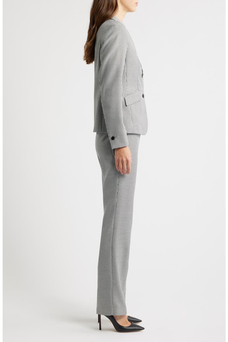 Mini Houndstooth Blazer, Skirt & Pants Set, Alternate, color, ANNE BLACK COMBO