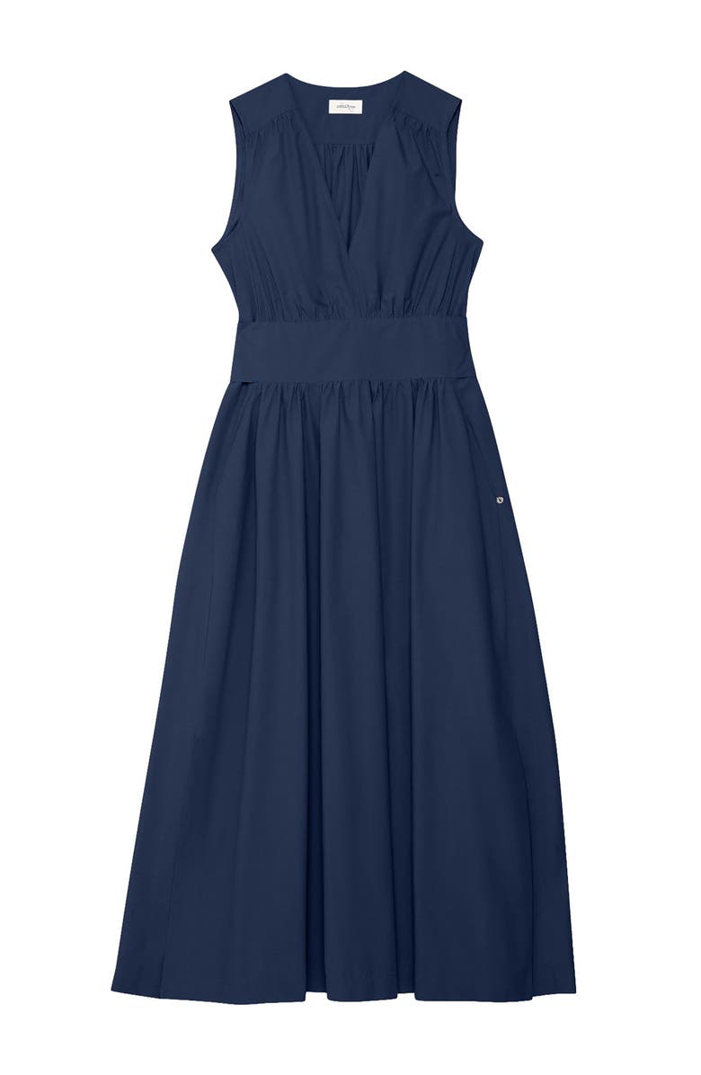 ottod'Ame Poplin Long Dress, Alternate, color, Blue