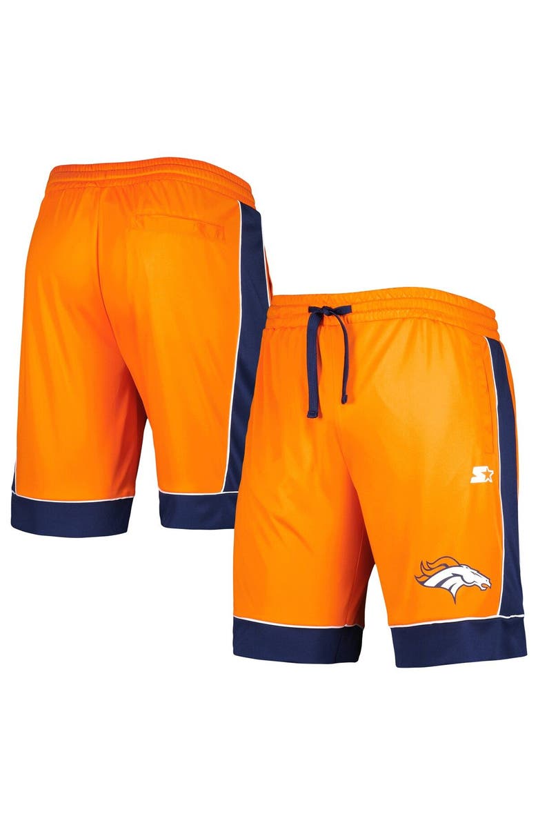 STARTER Men's G-III Sports by Carl Banks Orange/Navy Denver Broncos Fan Favorite Fashion Shorts, Main, color, Orange
