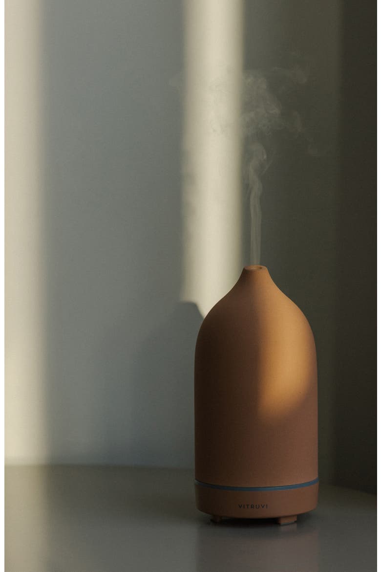 Stone Porcelain Diffuser, Alternate, color, TERRACOTTA