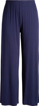 24seven Comfort Apparel Elastic Waist Stretch Flare Pants