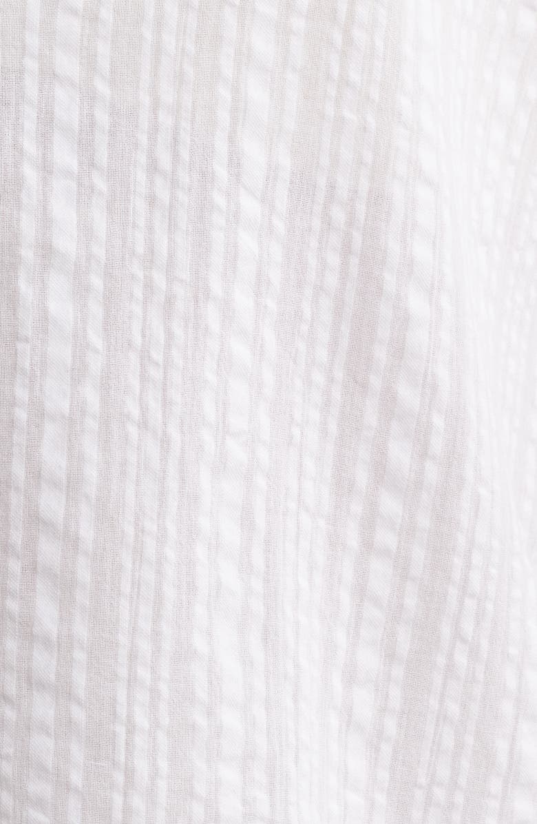 Nordstrom Seersucker Pajamas, Alternate, color, White