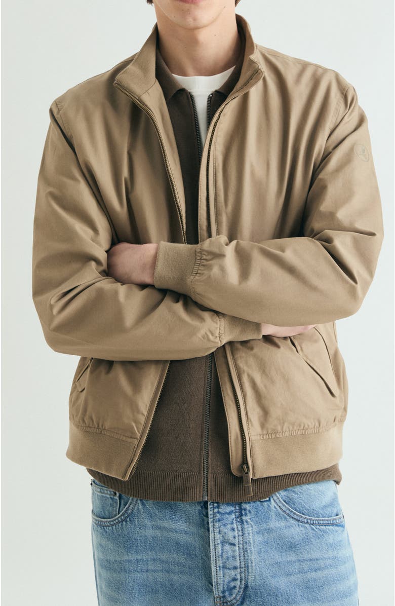 Scalpers High neck bomber jacket, Main, color, Camel