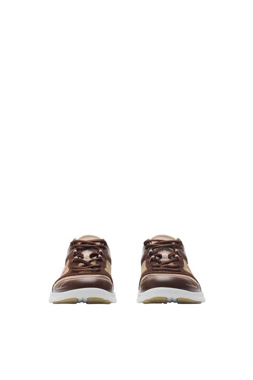 Burberry Check Matrix Sport Sneakers In Multi