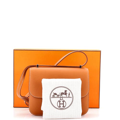 Pre-owned Hermes Hermes Constance Bag Epsom 18 In Gold