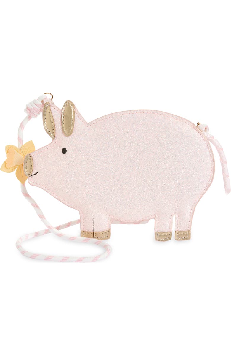 Mimi & Lula Kids' Penelope Pig Crossbody Bag, Main, color, Pink