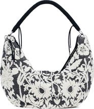 Desigual Floral Embroidered Shoulder Bag