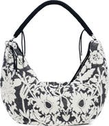 Desigual Floral Embroidered Shoulder Bag