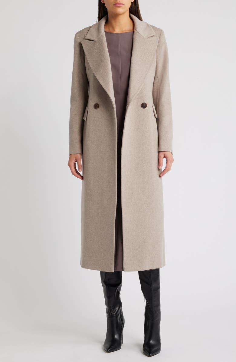 Fleurette Alix Wool Double Breasted Coat, Alternate, color, 