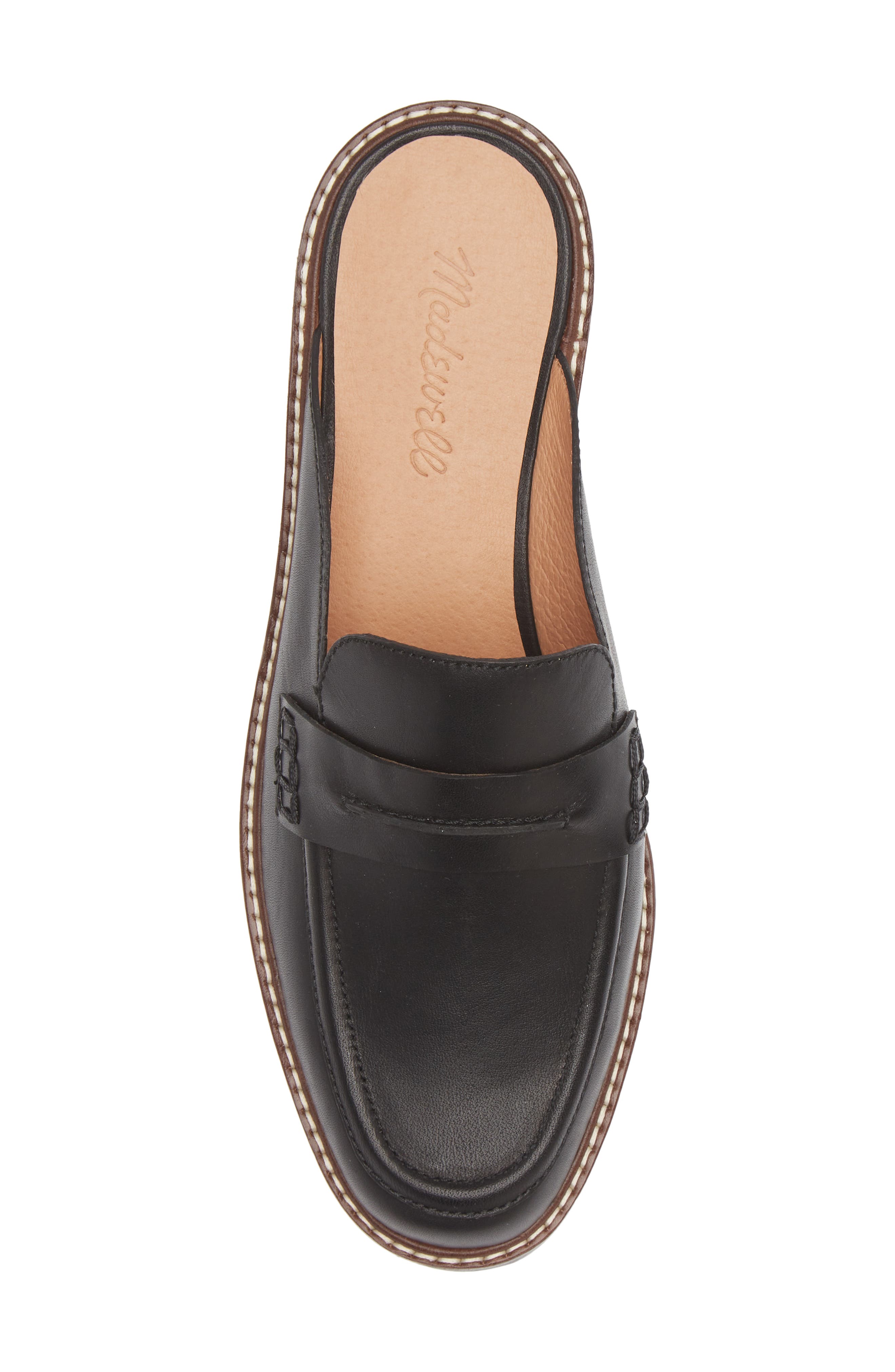 Lug Sole Loafer Mule, Alternate, color, TRUE BLACK