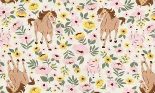 Baby Starters Farm Print Footie & Bib Set In Pink