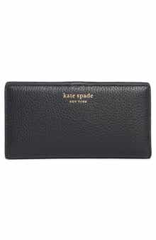 Kate Spade New York taylor pebbled leather slim wallet
