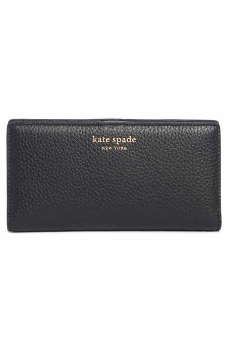 Kate Spade New York taylor pebbled leather slim wallet