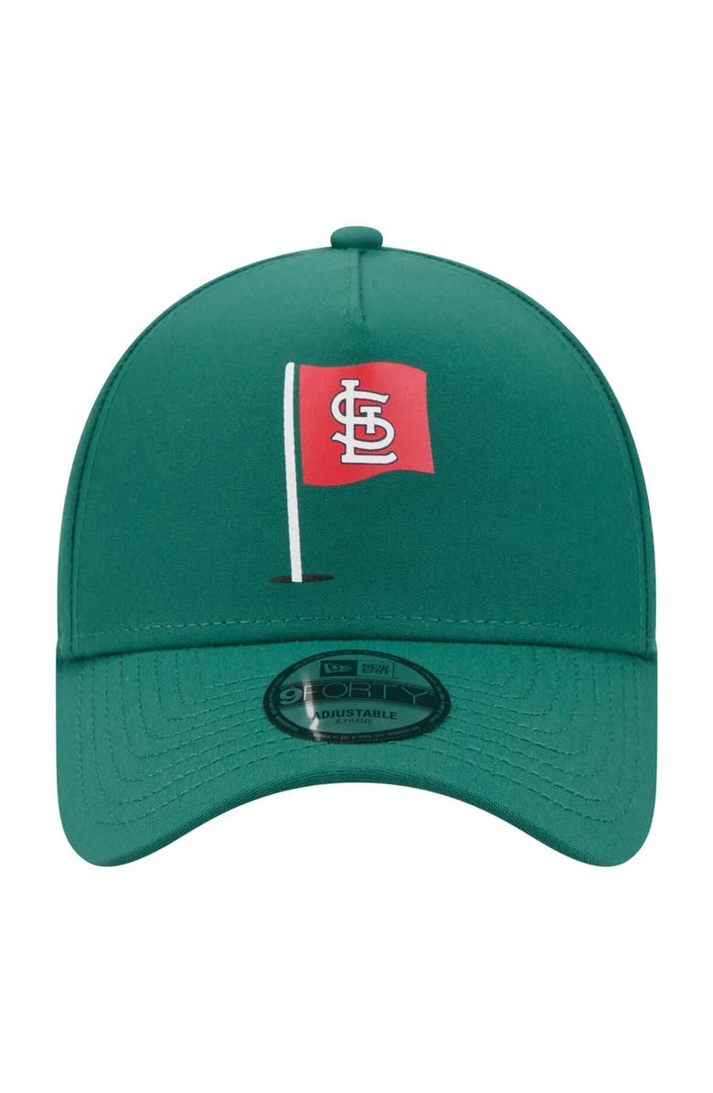 New Era Men's New Era Green St. Louis Cardinals Pin Seeker 9FORTY A-Frame Adjustable Hat, Alternate, color, Green