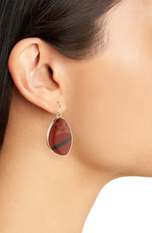 Cara Fringe Statement Earrings In Red
