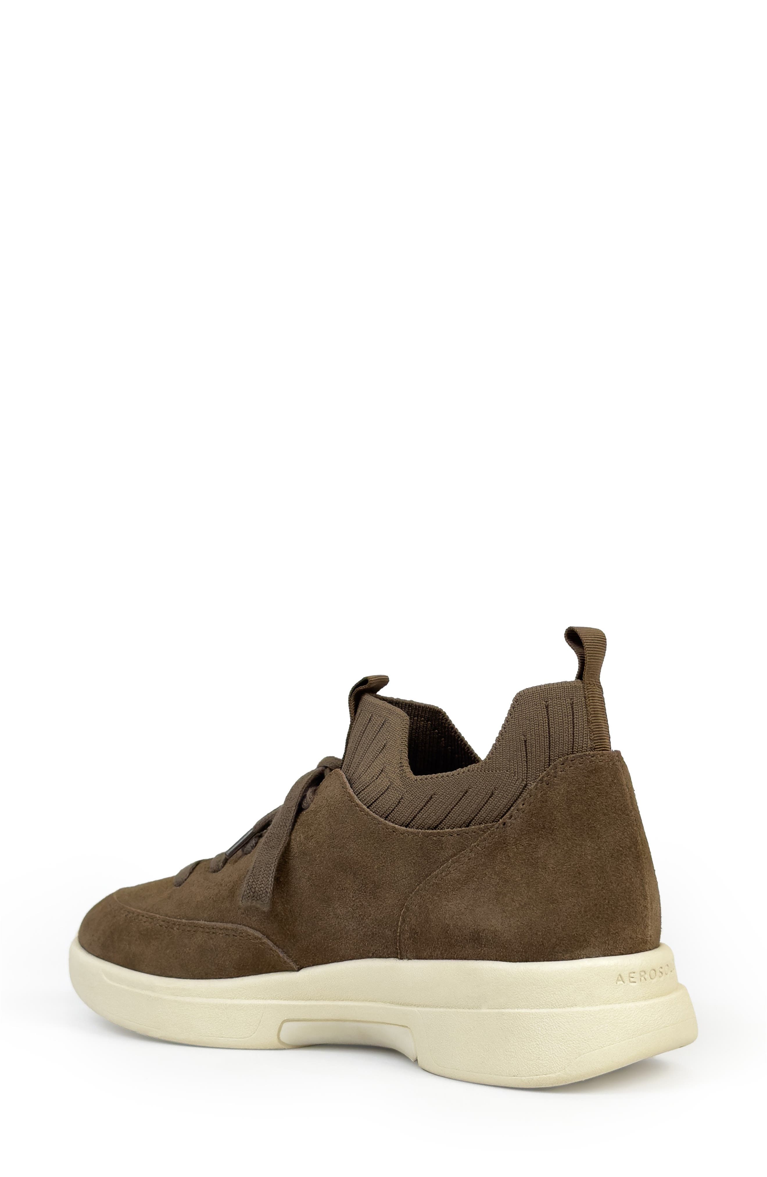 Aerosoles Farra Sneaker, Alternate, color, Fango Sport Suede Knit