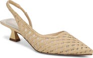 Franco Sarto Devin Slingback Half d'Orsay Kitten Heel Pump
