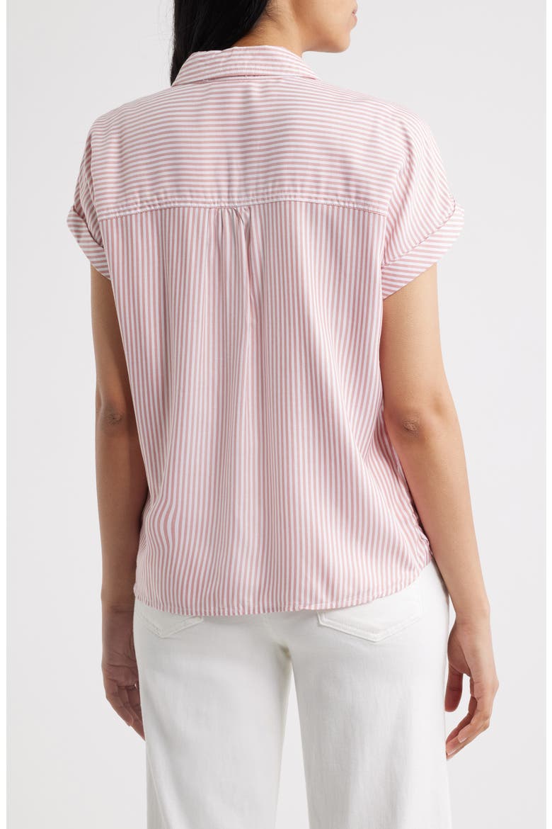 Darby Short Sleeve Button-Up Shirt, Alternate, color, NEW SIENNA