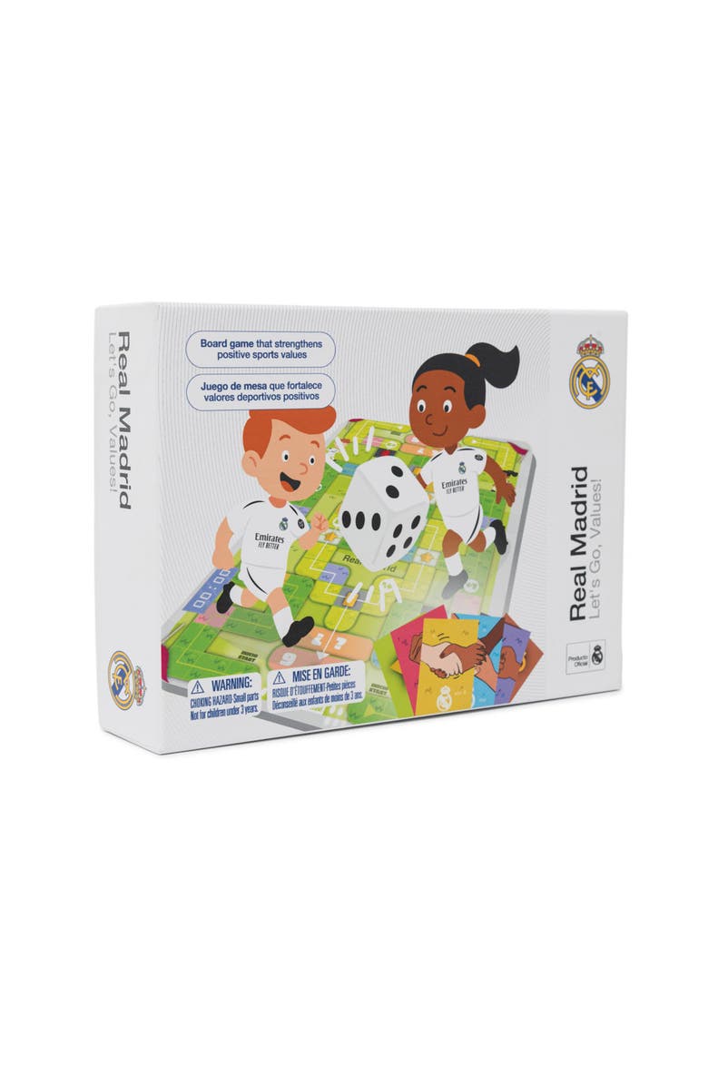 Miniland Real Madrid Soccer Let'S Go, Values! Board Game, Alternate, color, Green Multi
