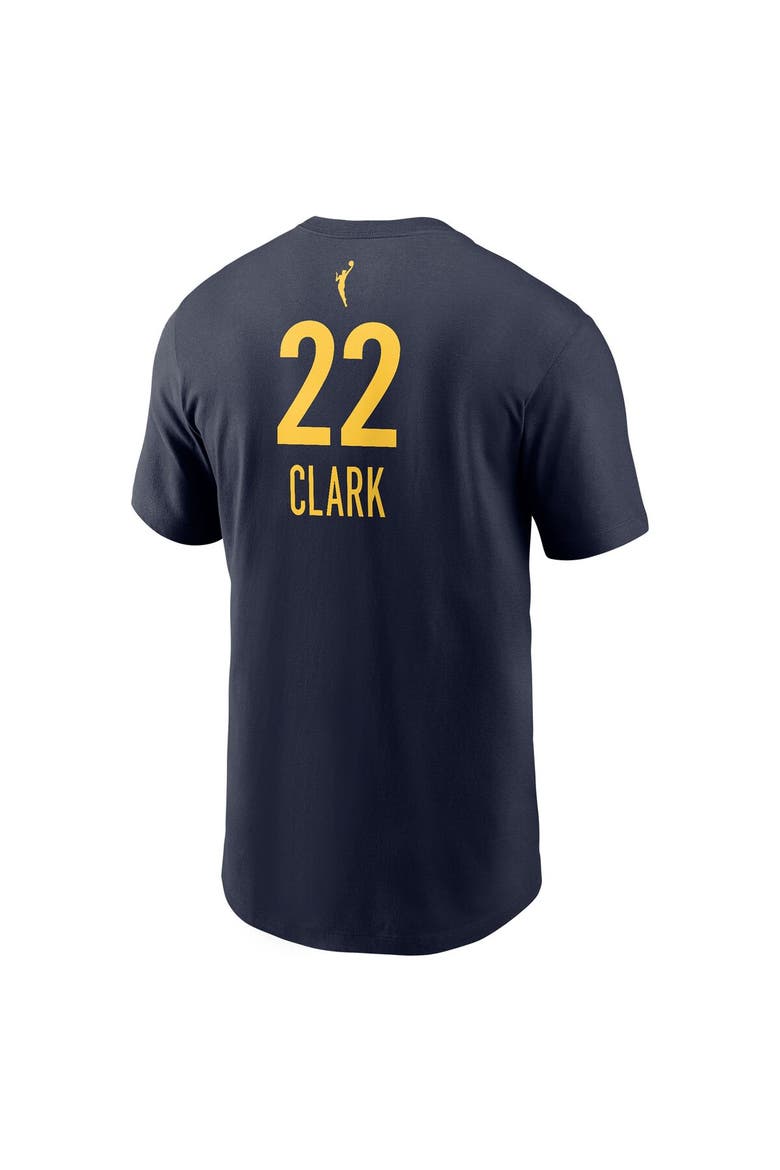 Unisex Nike Caitlin Clark Navy Indiana Fever 2024 WNBA Draft Explorer Edition Player Name & Number T-Shirt, Alternate, color, Navy
