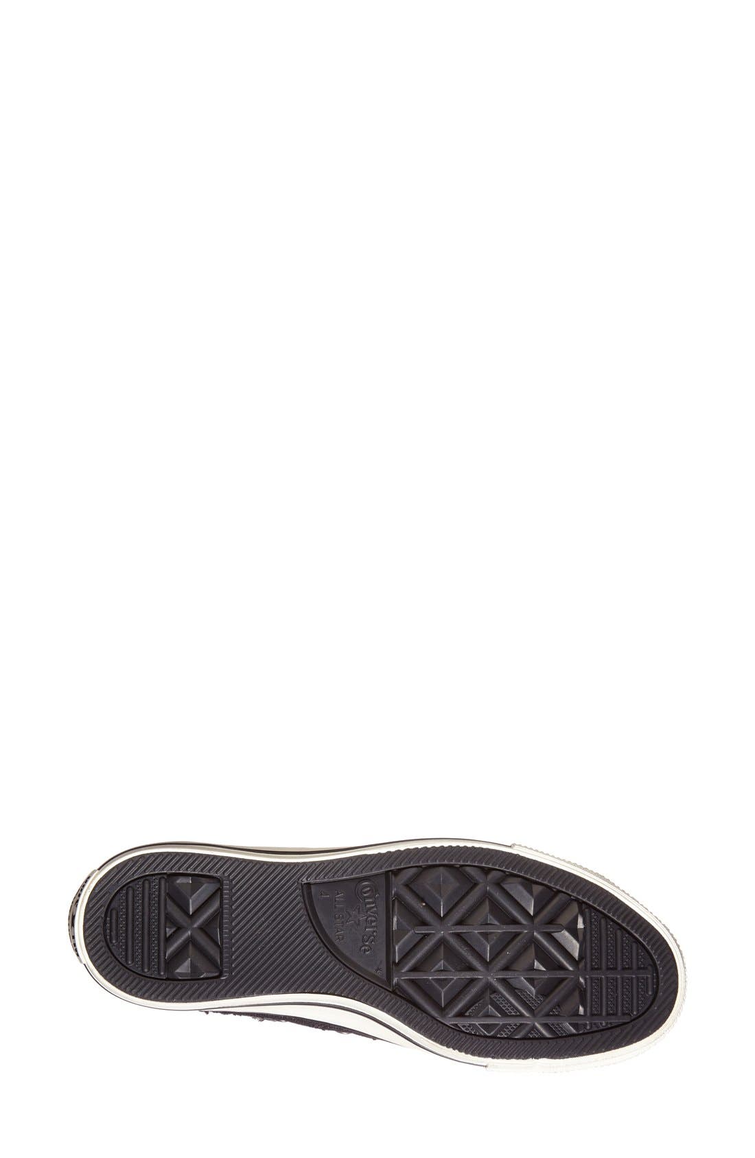 Chuck Taylor® All Star® Studded Oxford Sneaker, Alternate, color, BLACK