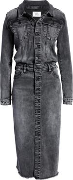 Wash Lab Denim Piece Dyed Denim Dress