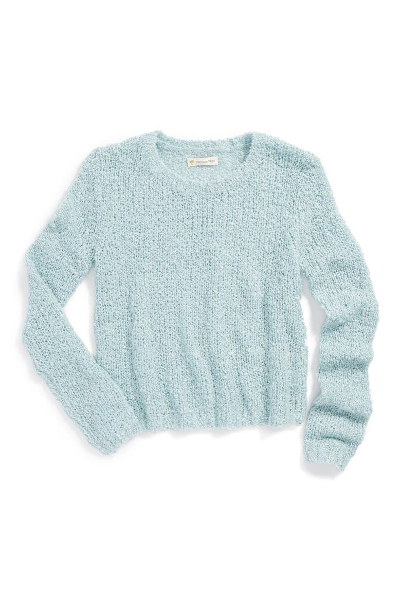 'April' Sweater, Main, color, BLUE STERLING