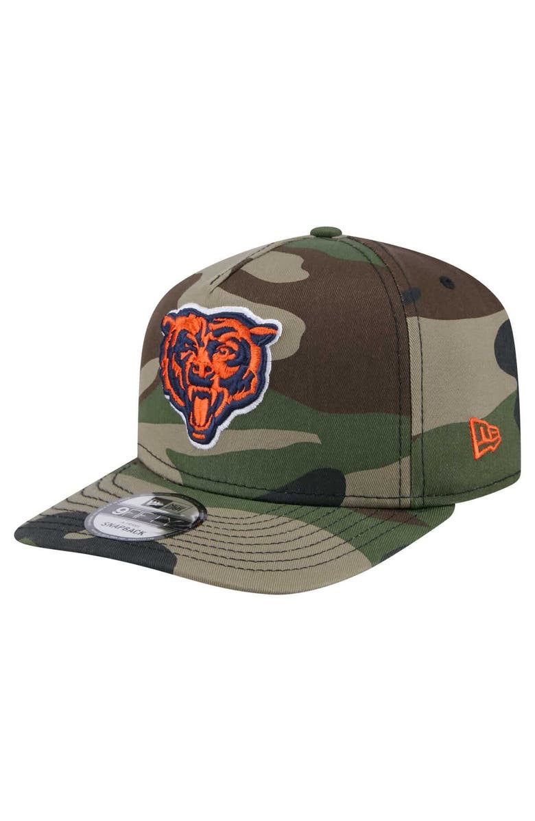 New Era Men's New Era Camo Chicago Bears Woodsy 9FIFTY Snapback Hat, Main, color, Camo