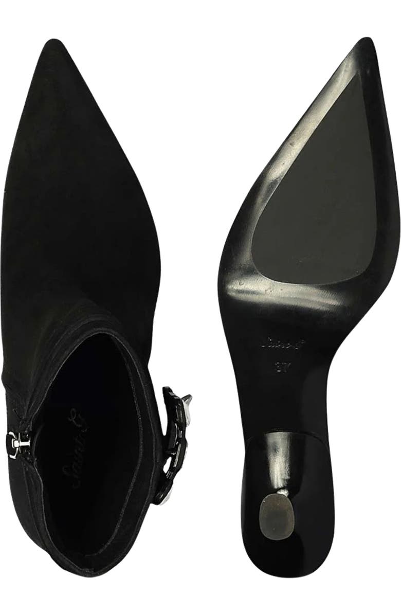 SAINT G Eishi Pointed Toe Bootie, Alternate, color, Black