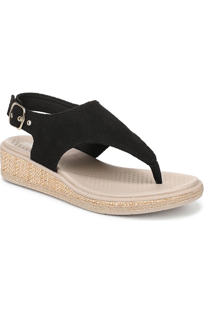 LifeStride Beachy Platform Sandal, Main, color, Black