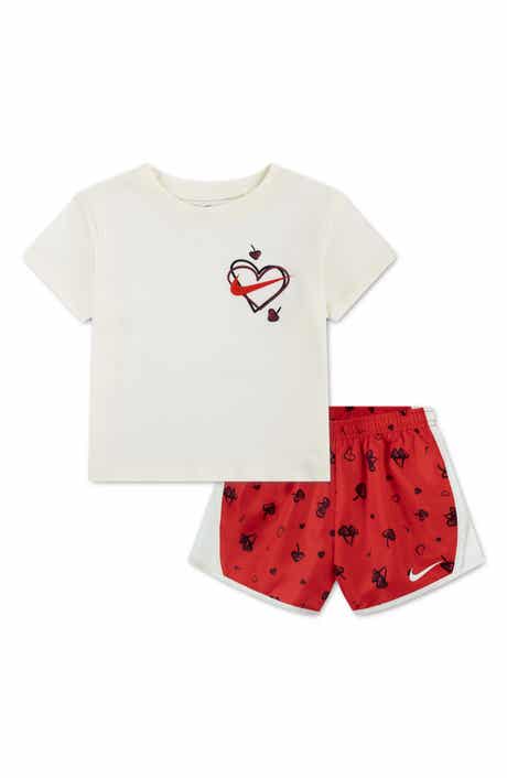 Nike Kids' Swoosh Logo Graphic T-Shirt & Shorts Set