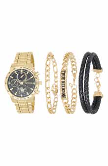 4-Piece Watch and Bracelet Set