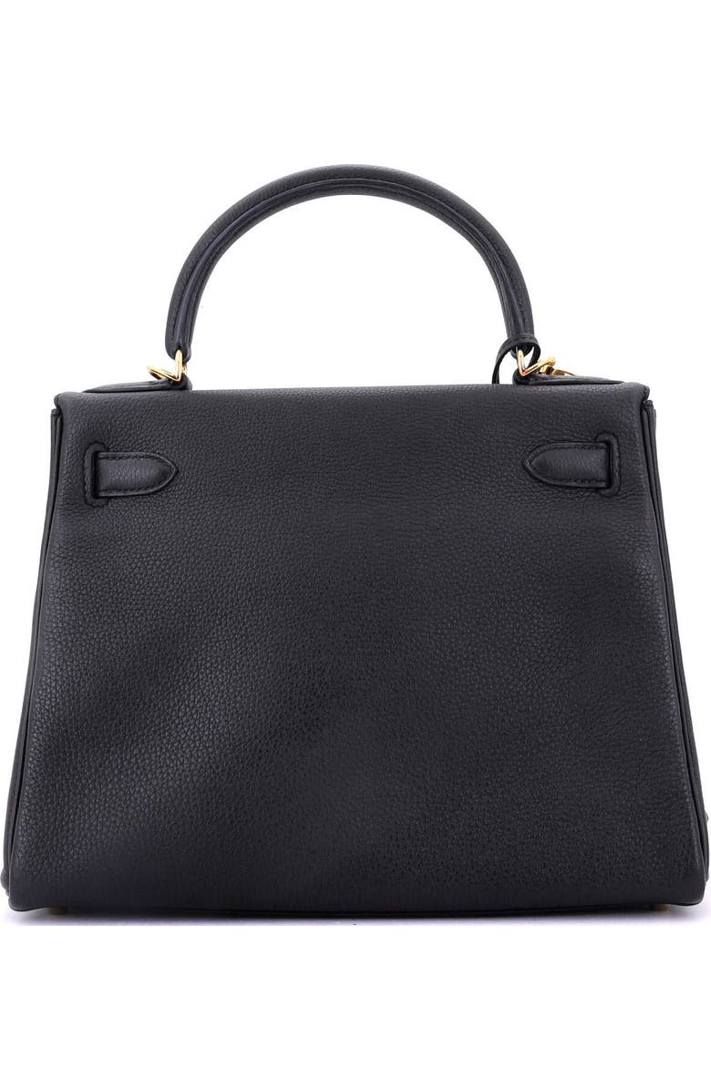 Pre-Owned Hermes Kelly Handbag Black Togo with Gold Hardware 28, Alternate, color, Noir