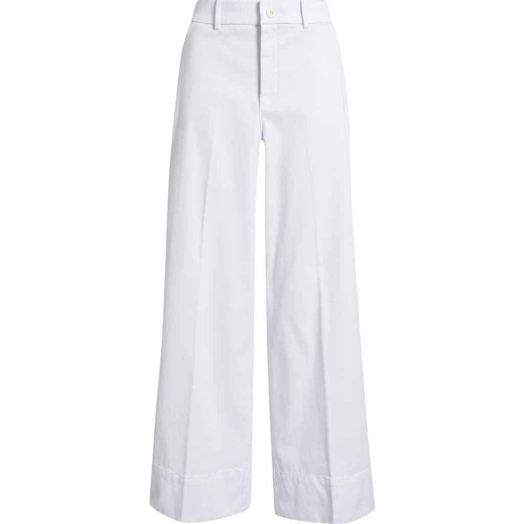Spanx ® Supersmooth™ Stretch Twill Wide Leg Pant In Classic White