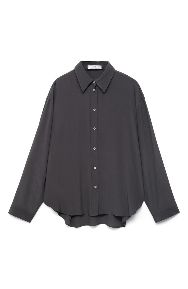 MANGO Oversize Woven Shirt, Alternate, color,