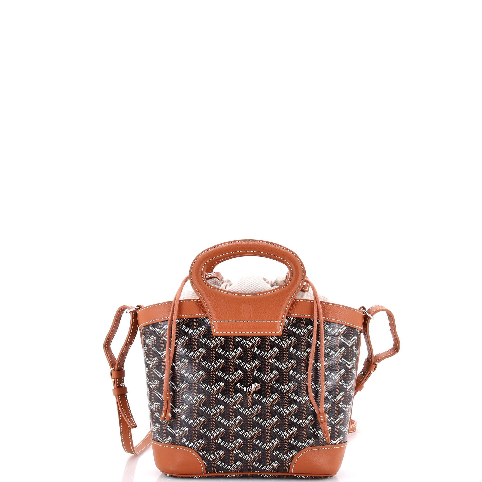 Beluga Bag Coated Canvas Mini, Main, color, Brown